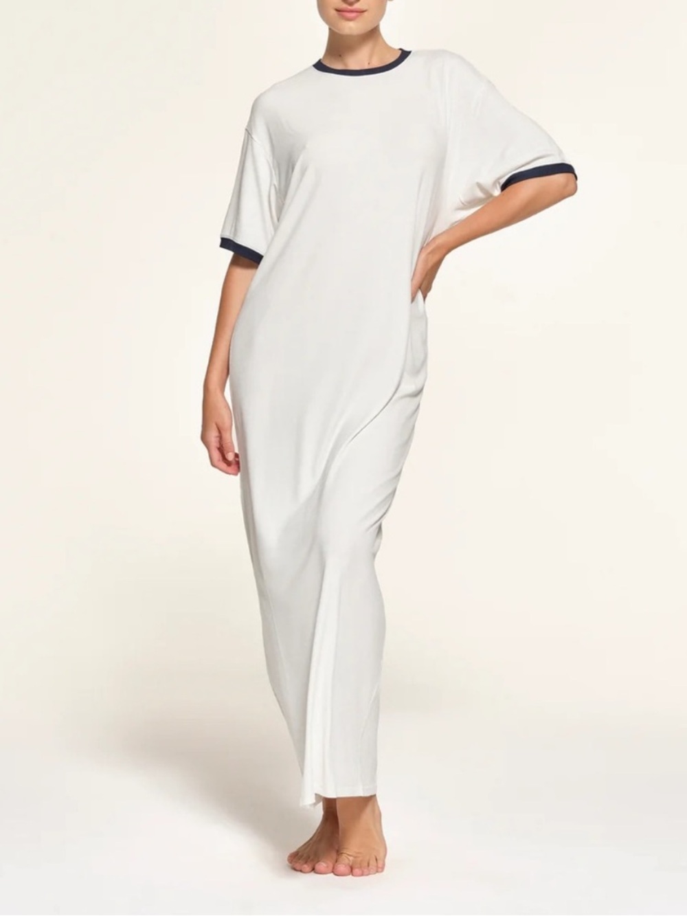 Skims soft lounge ringer t shirt dress maxi oversized S